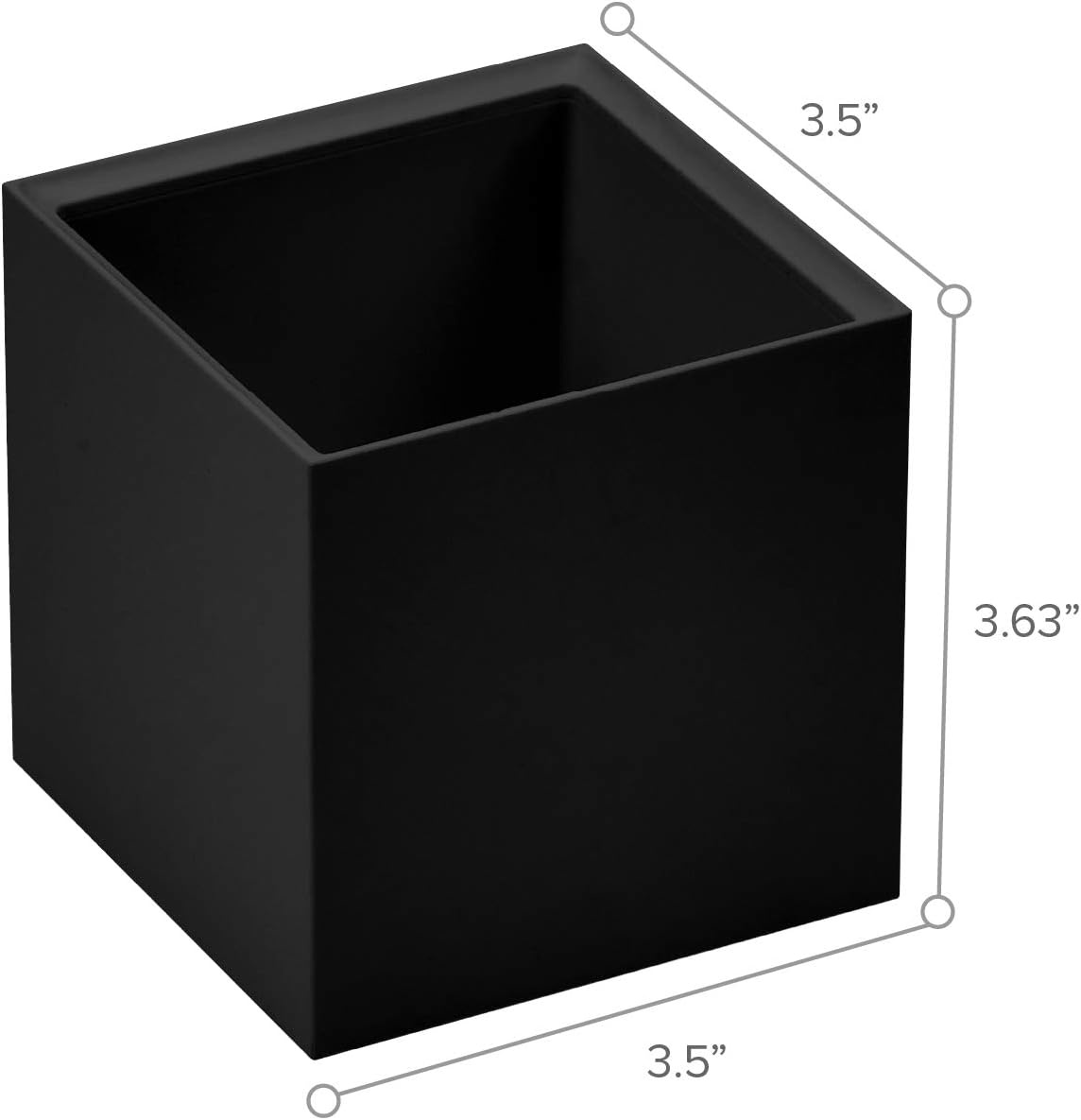 image:imageBostitch Office Konnect Pencil Cup Desk Organizer Pen Cup 2Pack BlackBlack