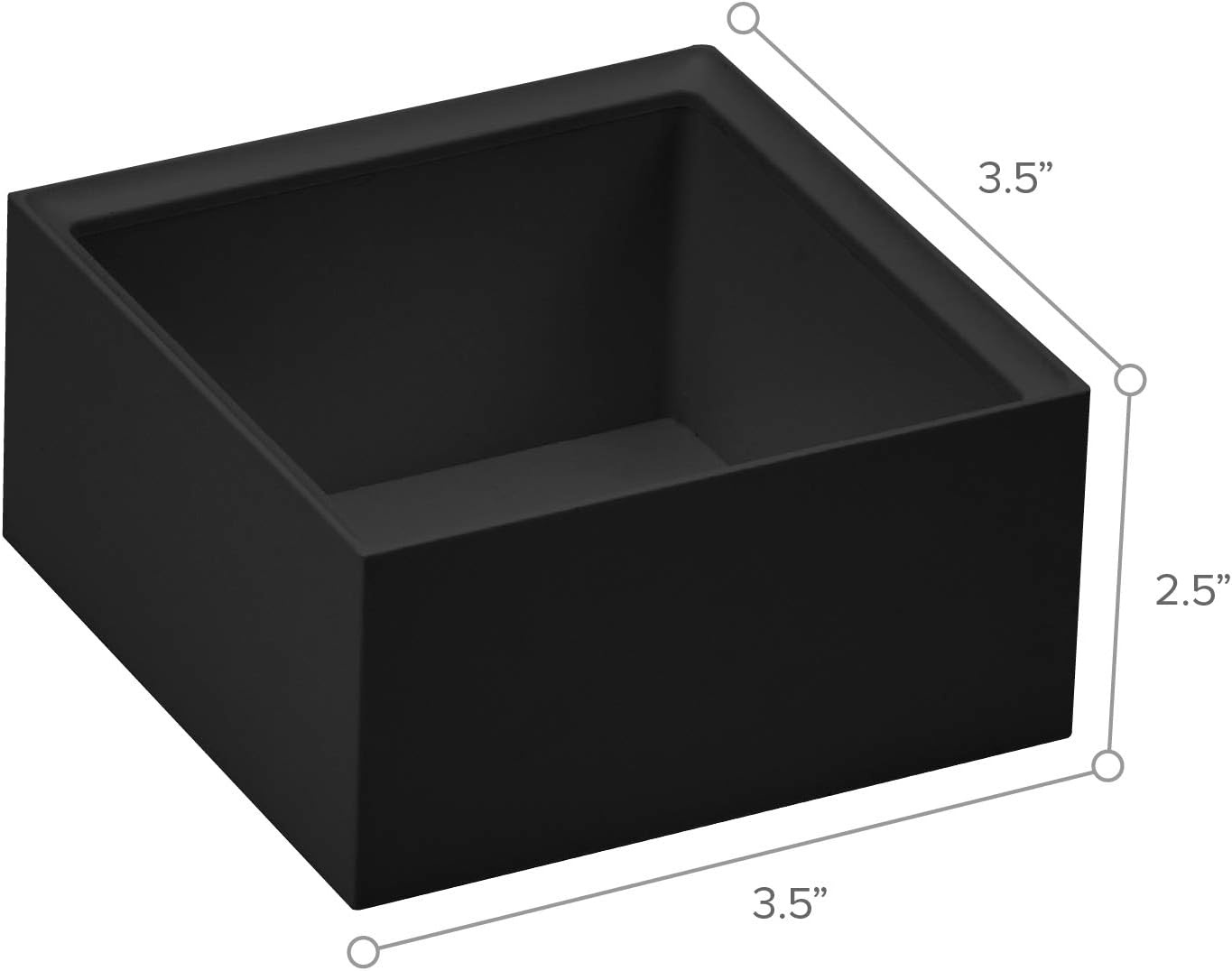 image:imageBostitch Office Konnect Pencil Cup Desk Organizer Pen Cup 2Pack BlackBlack