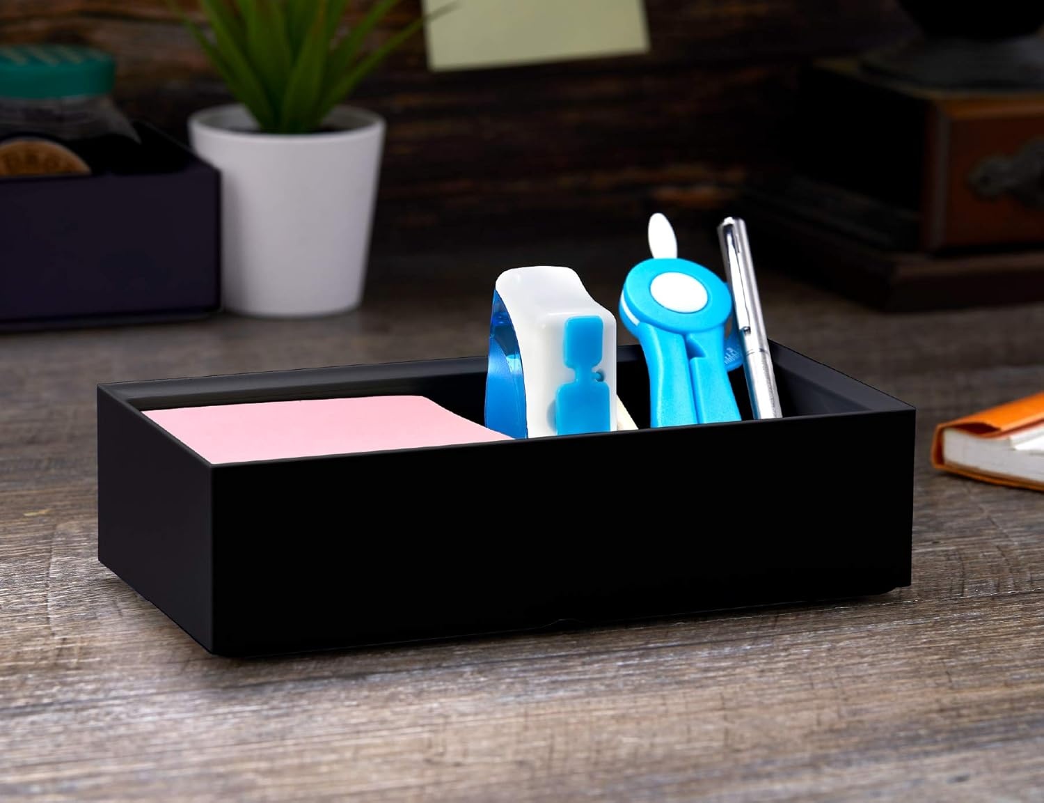 image:imageBostitch Office Konnect Pencil Cup Desk Organizer Pen Cup 2Pack BlackBlack