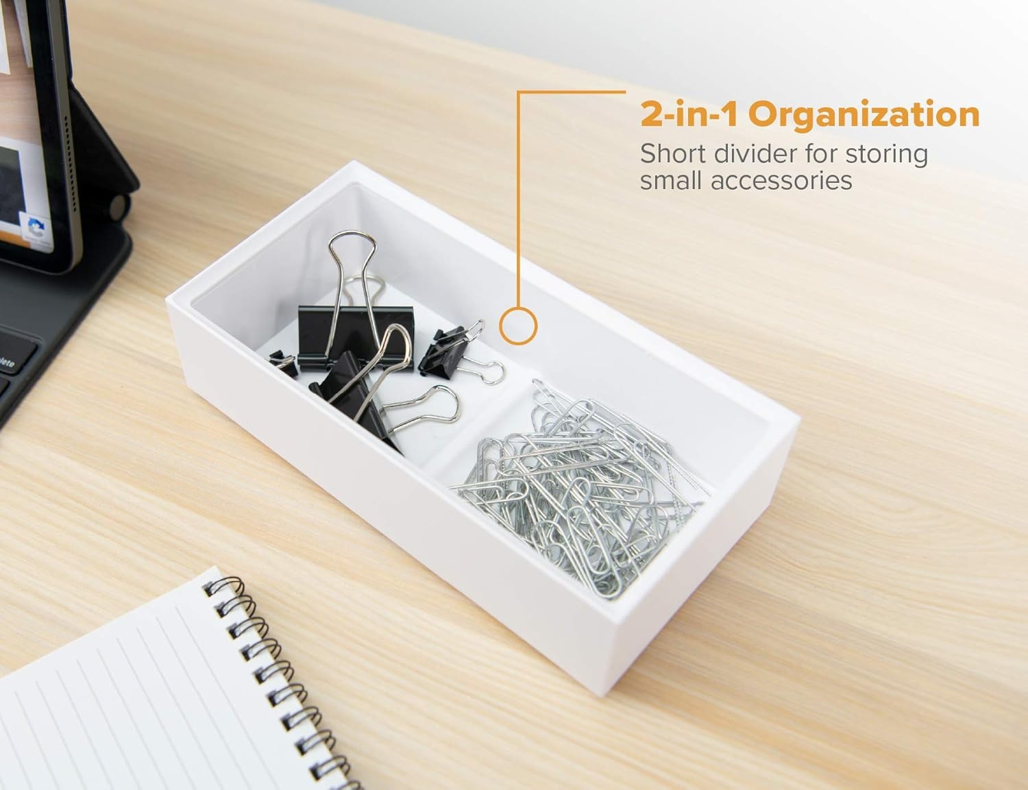 image:imageBostitch Office Konnect Pencil Cup Desk Organizer Pen Cup 2Pack BlackWhite