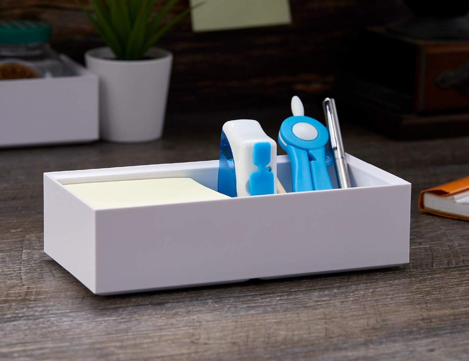 image:imageBostitch Office Konnect Pencil Cup Desk Organizer Pen Cup 2Pack BlackWhite