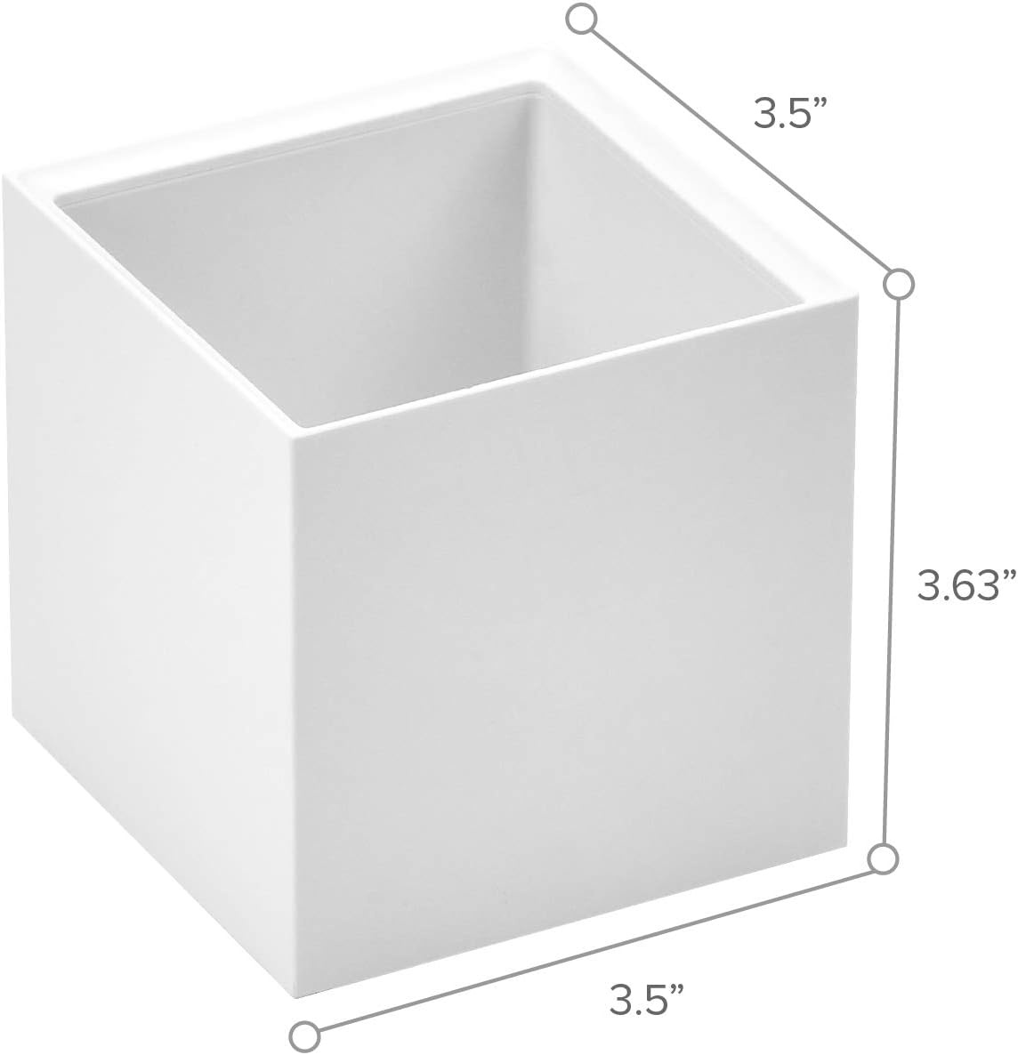 image:imageBostitch Office Konnect Pencil Cup Desk Organizer Pen Cup 2Pack BlackWhite
