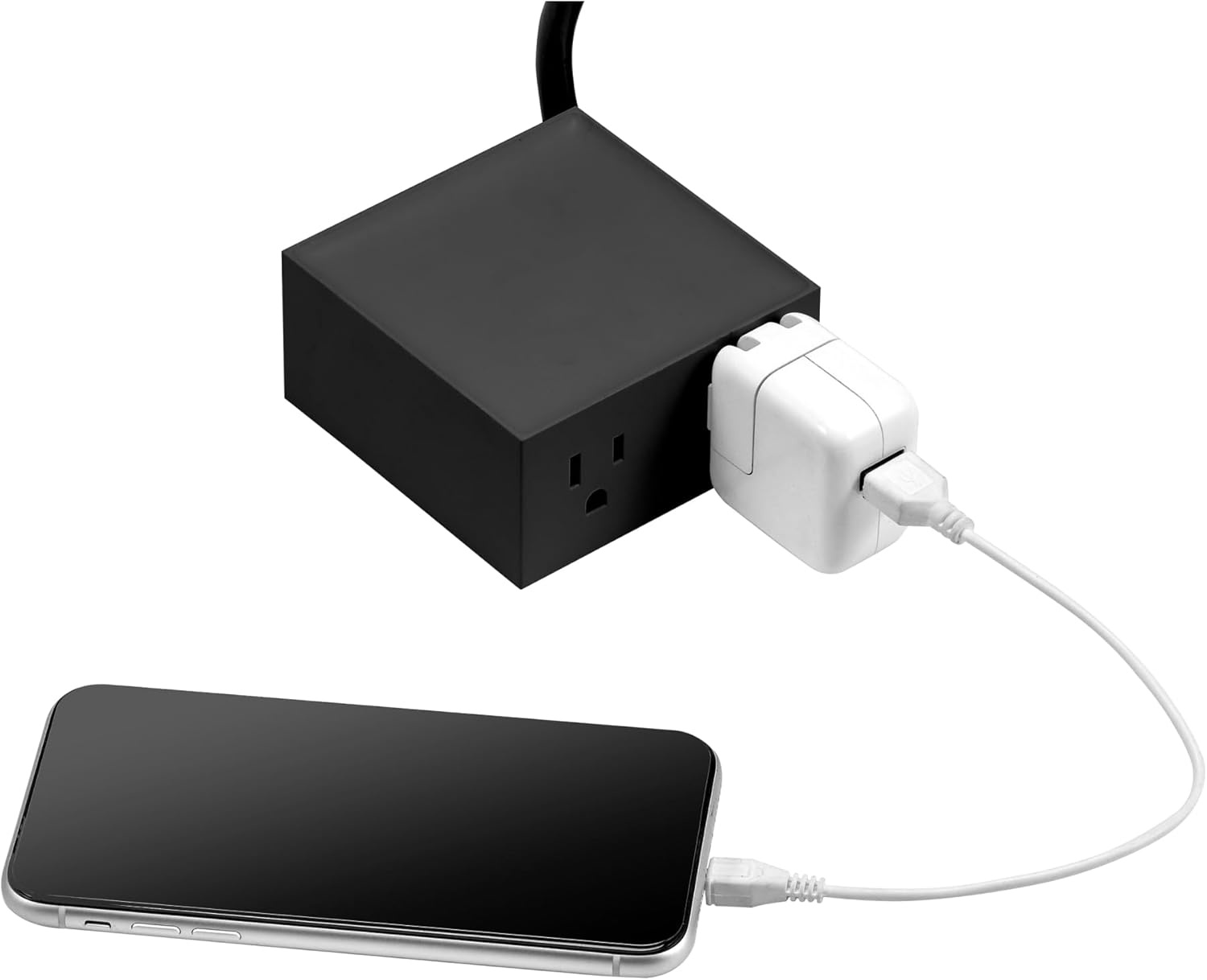 image:imageBostitch Office Konnect Power Hub Two Outlets Charging Station for Desktop Shallow Tray Top Black