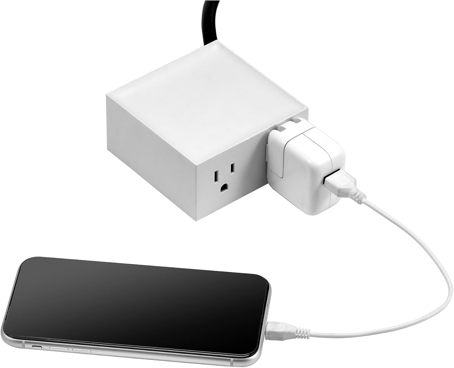 image:imageBostitch Office Konnect Power Hub Two Outlets Charging Station for Desktop Shallow Tray Top White