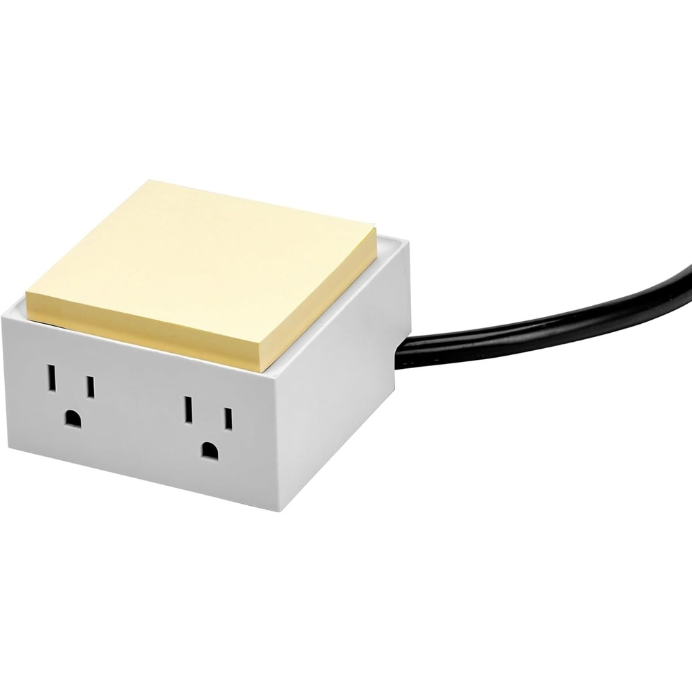 image:imageBostitch Office Konnect Power Hub Two Outlets Charging Station for Desktop Shallow Tray Top White