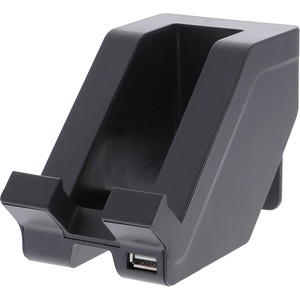 image:imageBostitch Office Desktop Power  USB Hub 2 USB Ports 120V Power Outlet Gray KTPOWERGRAYBlack