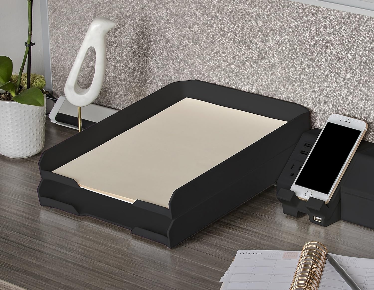 image:imageBostitch Office Konnect Letter Tray Fits 975 x 12 Sized Documents BlueBlack