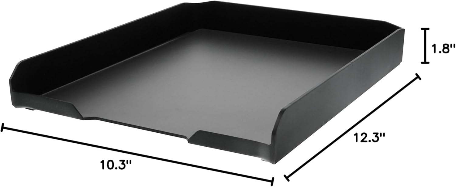 image:imageBostitch Office Konnect Letter Tray Fits 975 x 12 Sized Documents BlueBlack