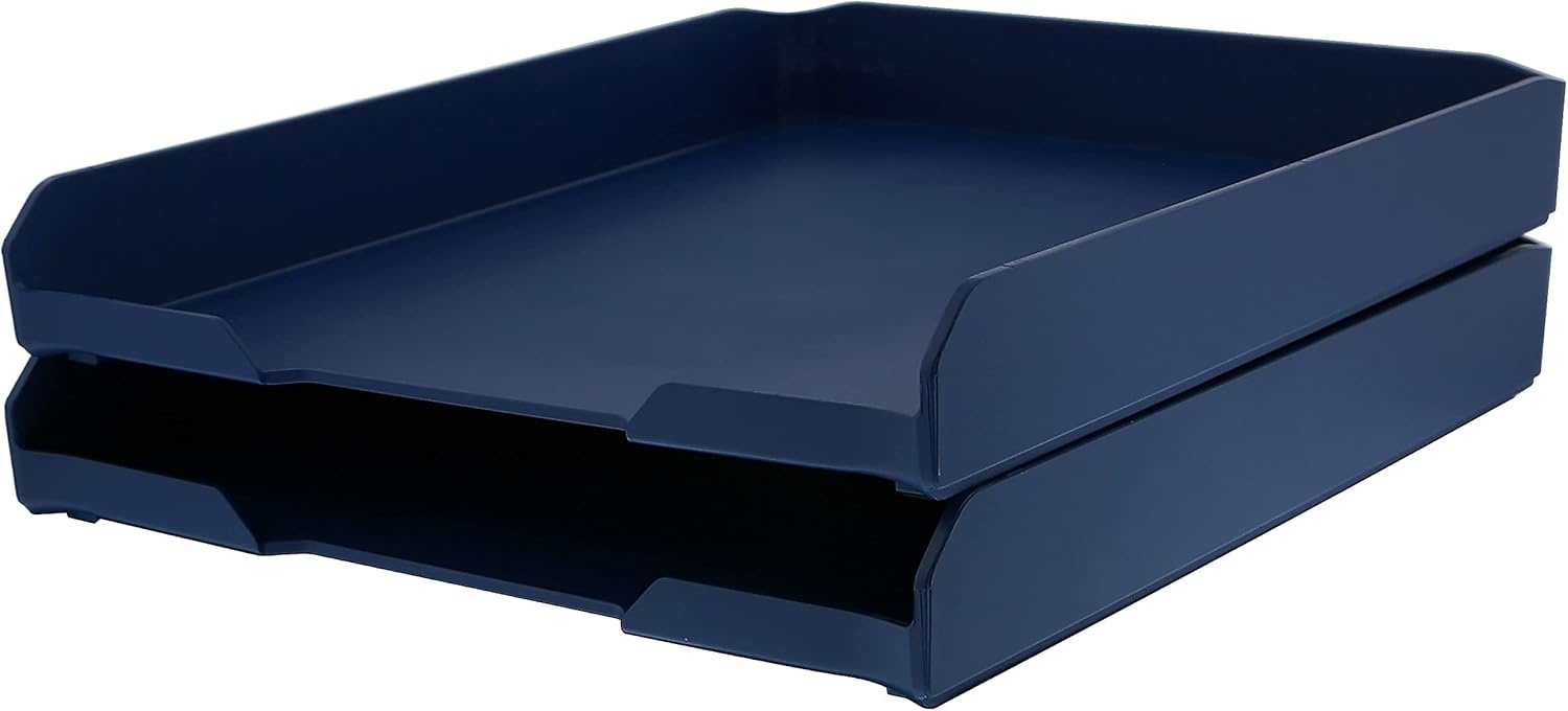 image:imageBostitch Office Konnect Letter Tray Fits 975 x 12 Sized Documents BlueBlue