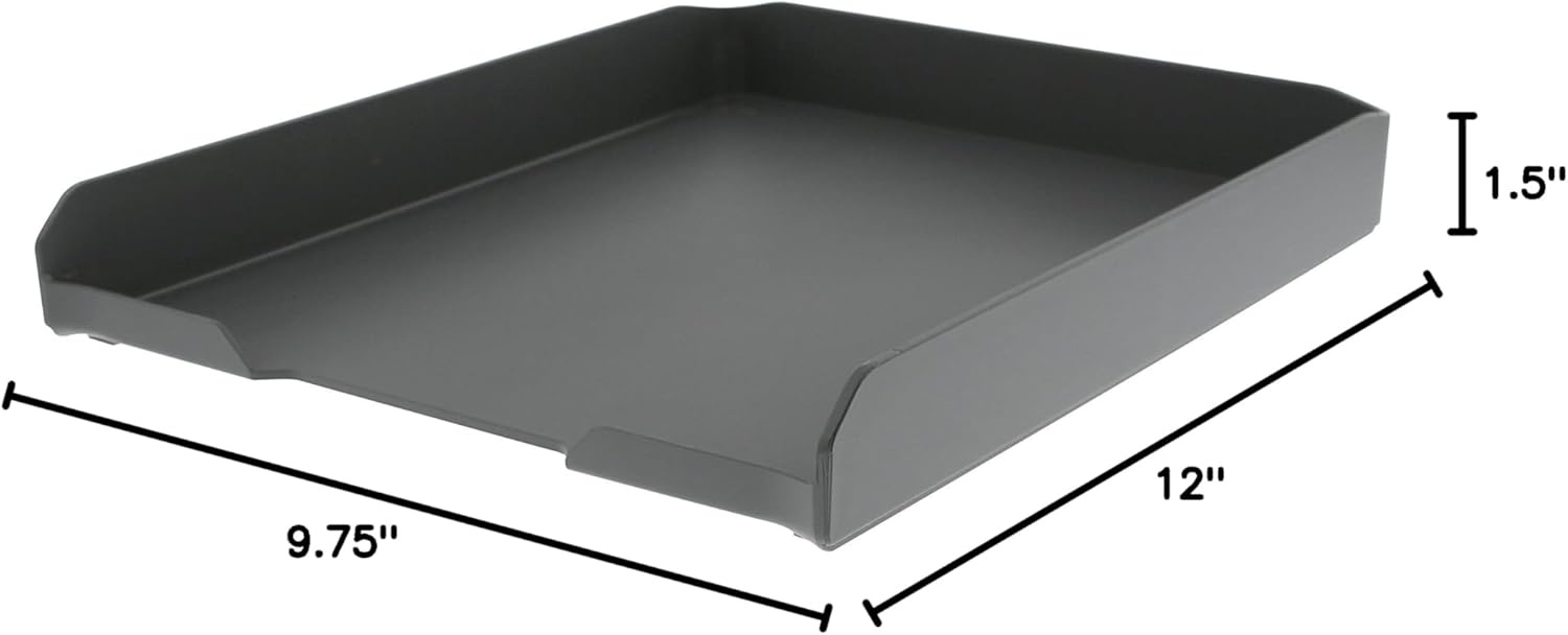 image:imageBostitch Office Konnect Letter Tray Fits 975 x 12 Sized Documents BlueGray