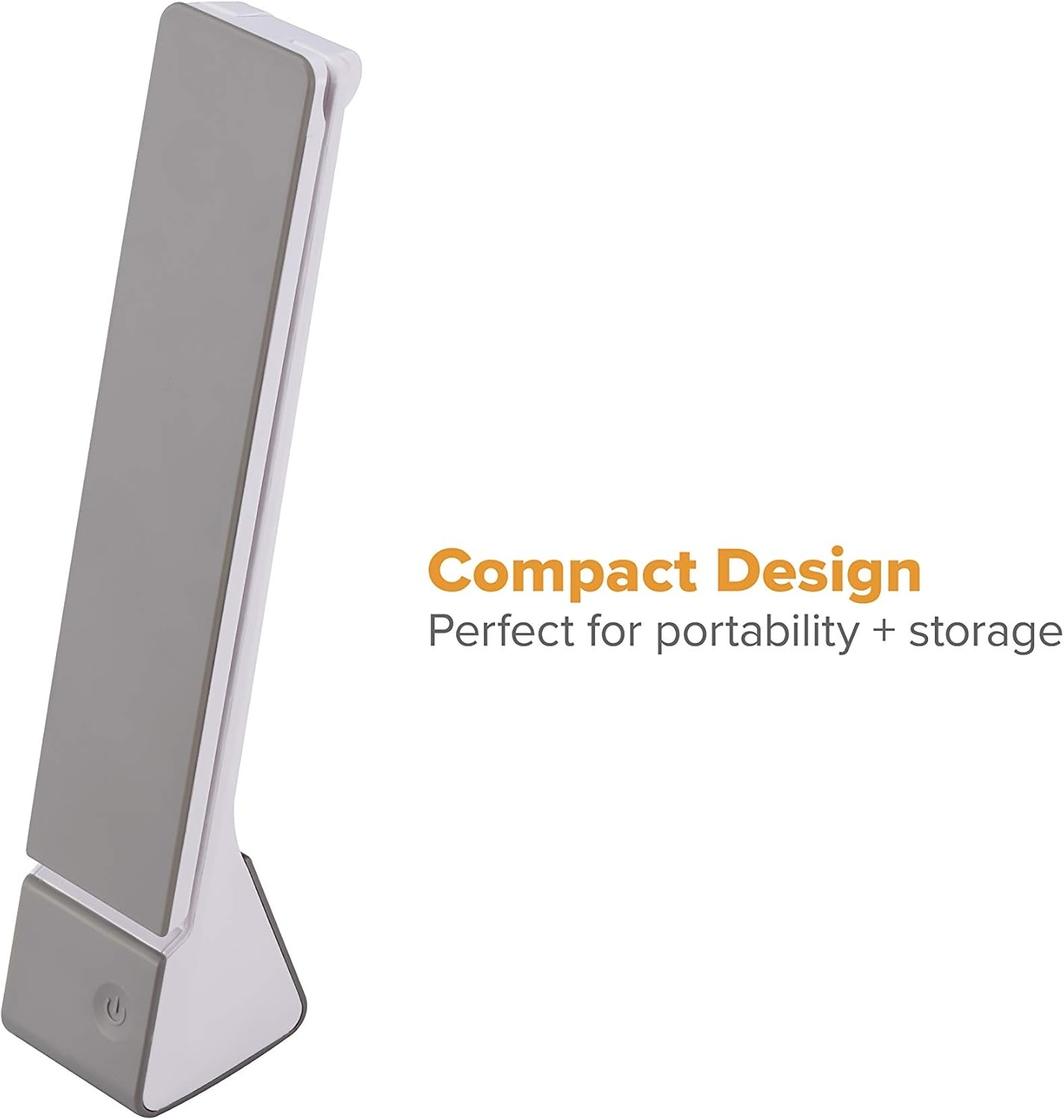 image:imageBostitch Office Rechargeable Battery Led Desk Lamp 3 Color Temperatures Flip Open Gray KTVLED1810GRAYGray