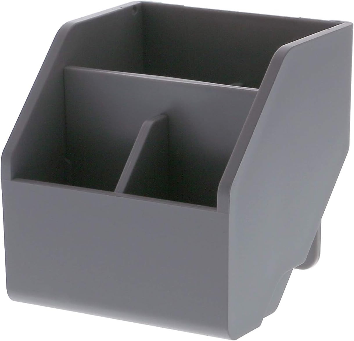 image:imageBostitch Office Wide Pencil Holder Desk Organizer Removable Lid amp Dividers Gray KTWCUPGray