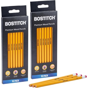 image:imageBostitch Premium 2 Pencils Premium Wood Unsharpened HB Graphite 20Count1 Count Pack of 20