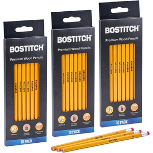 image:imageBostitch Premium 2 Pencils Premium Wood Unsharpened HB Graphite 20Count1 Count Pack of 30