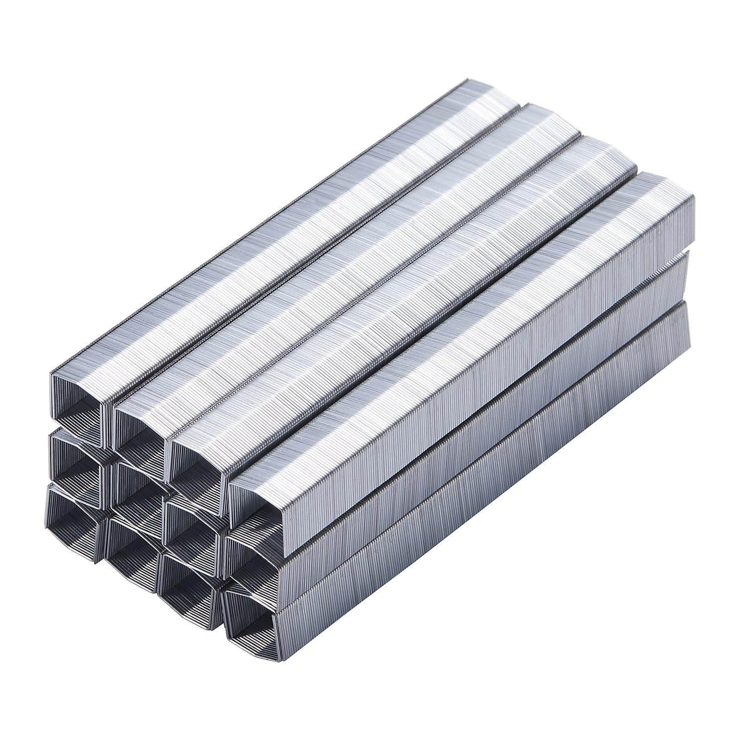 image:imageBostitch Office B8 PowerCrown Staples 0375 Inch Leg 45 Sheet Capacity 5000 Per Box STCR211538 Silver38 5 000 Staples