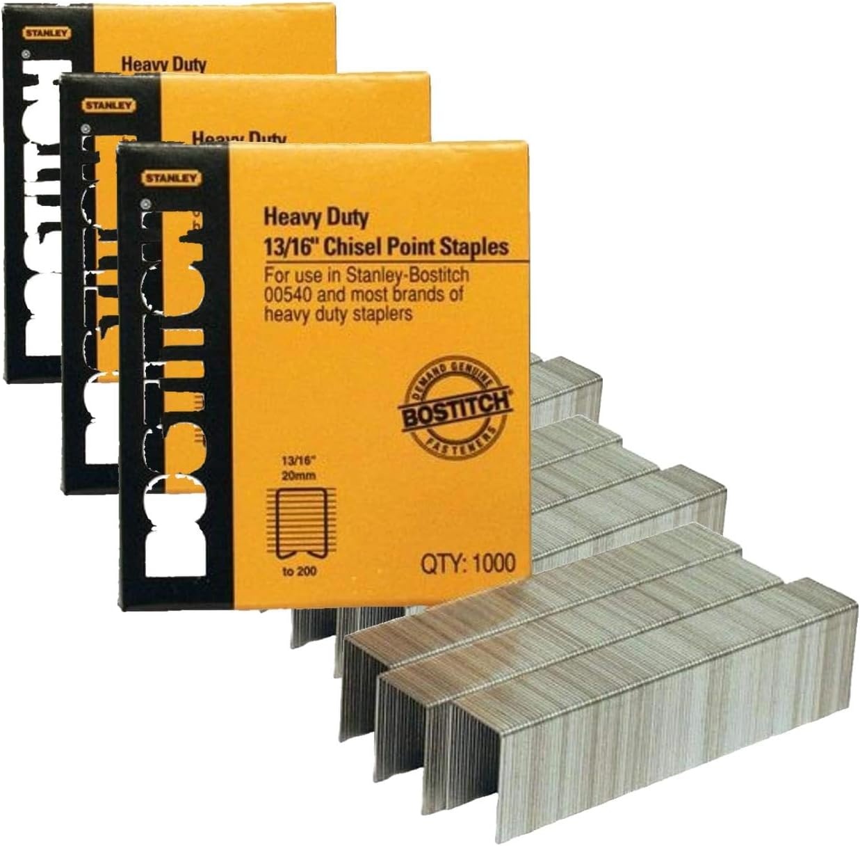 image:imageBostitch Office Heavy Duty Premium Staples Staple 130165 Sheets 1316 1 SB351316HC1M1 000 Staples