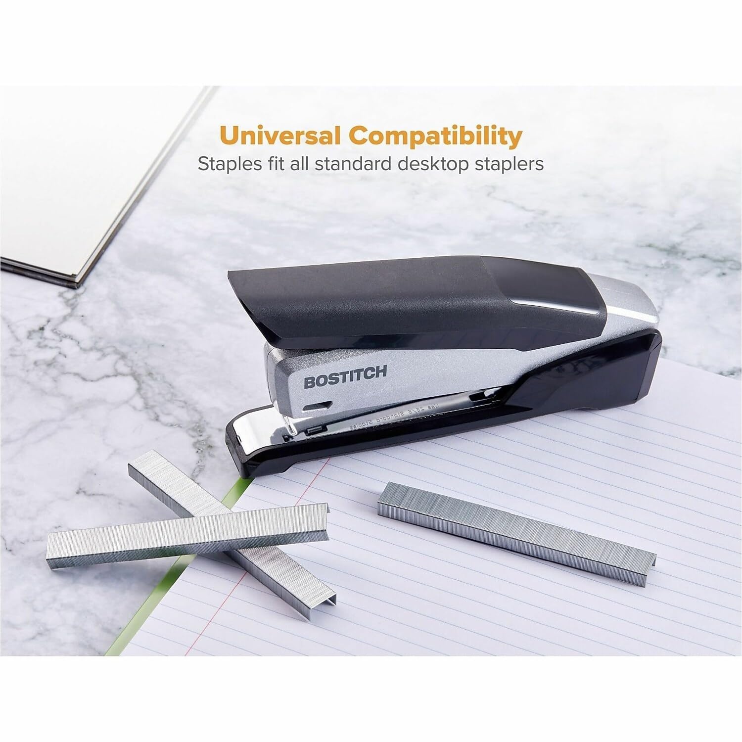 image:imageBostitch Premium Standard Staples in Clear Plastic Box 14 Inch Leg 5000 Per Box SB10Steel in Plastic Box