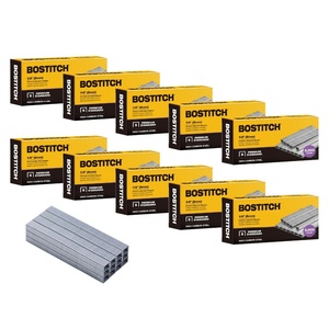 image:imageBostitch Office 35000 Standard Staples 14 LengthFull Strip Staples 210Strip 5000 Per Box 7Pack10Pack