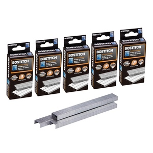 image:imageBostitch Office 35000 Standard Staples 14 LengthFull Strip Staples 210Strip 5000 Per Box 7Pack5Pack