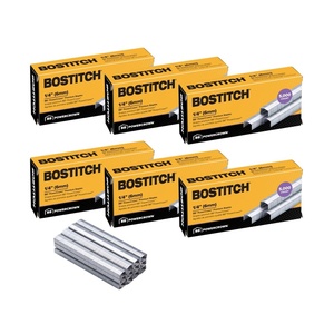 image:imageBostitch Office B8 PowerCrown 025 Inch Staples Pack of 5000 Staples STCRP211514 Silver30 000 Staples