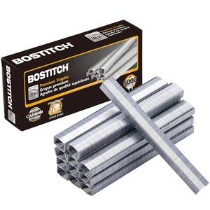 image:imageBostitch Office B8 PowerCrown 025 Inch Staples Pack of 5000 Staples STCRP211514 Silver5 000 Staples