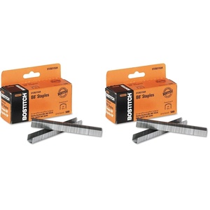 image:imageBostitch Office B8 PowerCrown Staples 0375 Inch Leg 45 Sheet Capacity 5000 Per Box STCR211538 Silver38  5 000 Staples Pack of 2