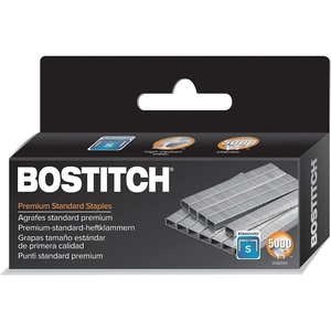 image:imageBostitch Office Premium Staples for JamFree Stapling 025 Inch Full Strip 5000 StaplesBox
