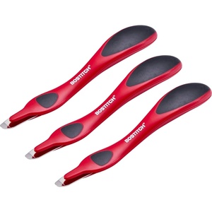 image:imageBostitch Office Professional Magnetic Easy Staple Remover Tool 3 Pack Blue Colored Staple Puller Stick for Office Home amp SchoolRed