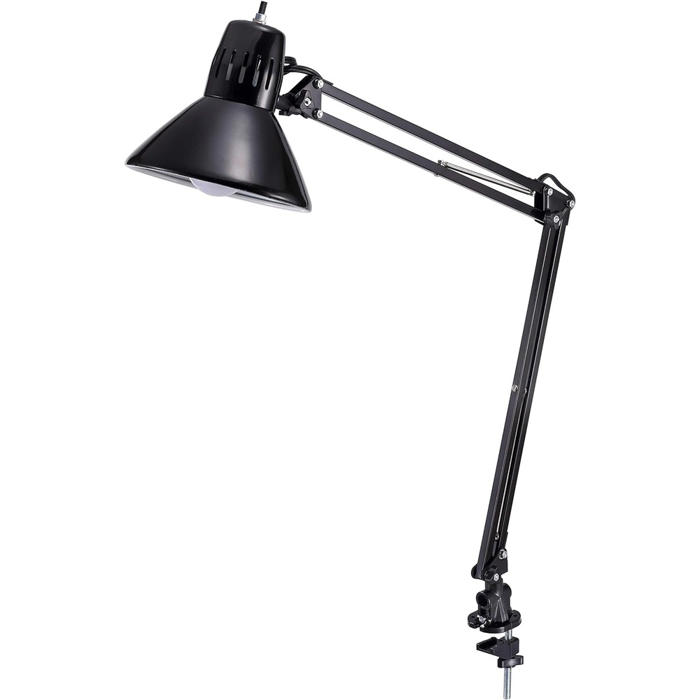 image:imageBostitch Office VLF100 LED Swing Arm Desk Lamp with Clamp Mount 36 Reach Includes LED BulbBlackClamp Black