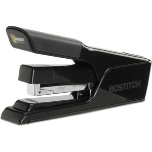 image:imageBostitch EZ Squeeze 130 Sheet Flat Clinch Heavy Duty Stapler Reduced Effort Black B813040 Sheet Flat Clinch Desktop Stapler