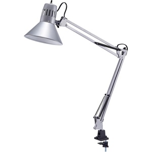image:imageBostitch Office VLF100 LED Swing Arm Desk Lamp with Clamp Mount 36 Reach Includes LED BulbBlackClamp  Silver