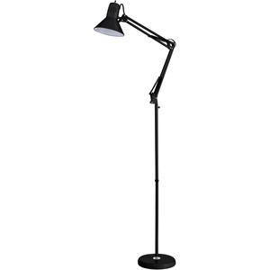 image:imageBostitch Office VLF100 LED Swing Arm Desk Lamp with Clamp Mount 36 Reach Includes LED BulbBlackFloor  Black