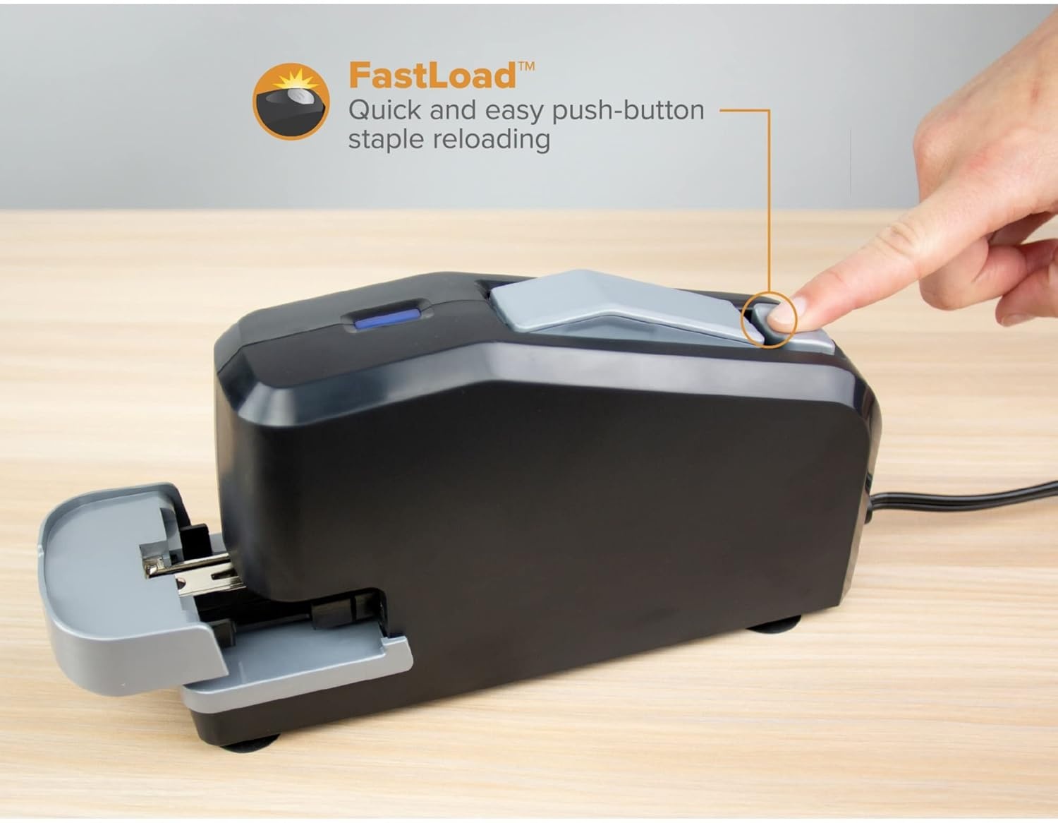 image:imageBostitch Impulse 30 Sheet Electric Stapler Value Pack Heavy Duty NoJam with Trusted Warranty Guaranteed by Bostitch Black 02638