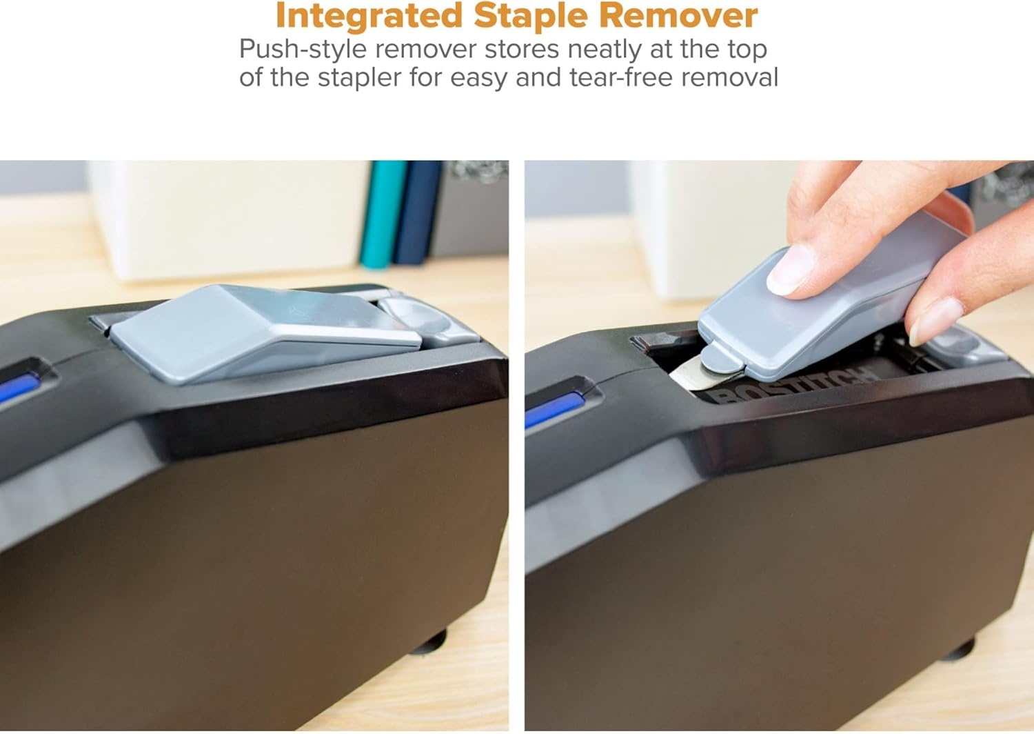 image:imageBostitch Impulse 30 Sheet Electric Stapler Value Pack Heavy Duty NoJam with Trusted Warranty Guaranteed by Bostitch Black 02638