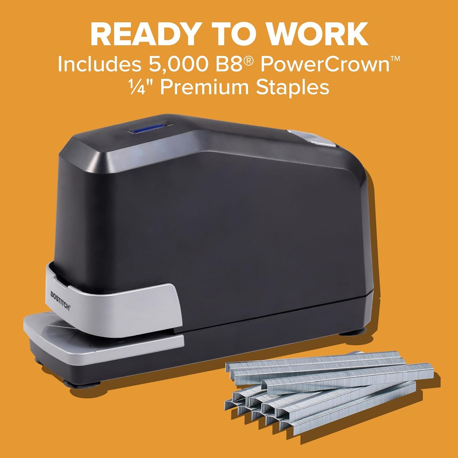 image:imageBostitch Office Impulse Heavy Duty Electric Stapler Value Pack 45 Sheet Capacity Includes 5000 Staples amp Staple Remover NoJam Faster Stapling Black1Pack