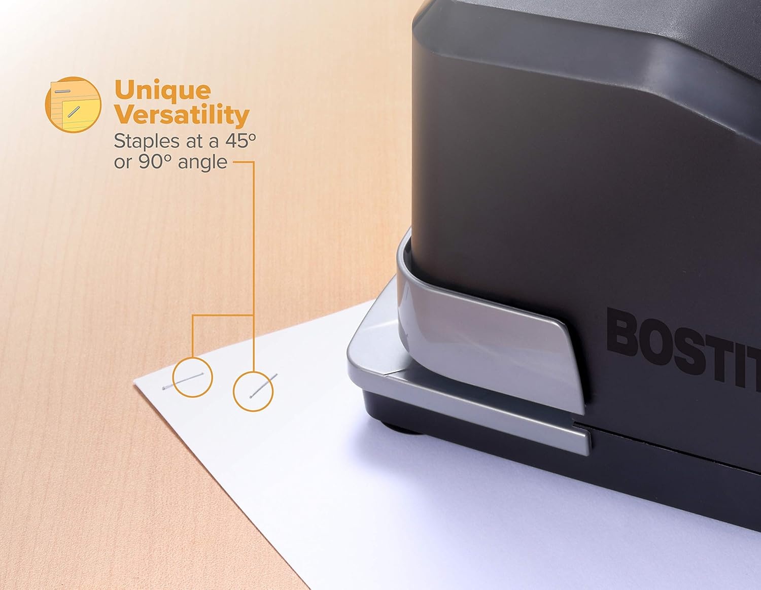 image:imageBostitch Office Impulse Heavy Duty Electric Stapler Value Pack 45 Sheet Capacity Includes 5000 Staples amp Staple Remover NoJam Faster Stapling Black6Pack