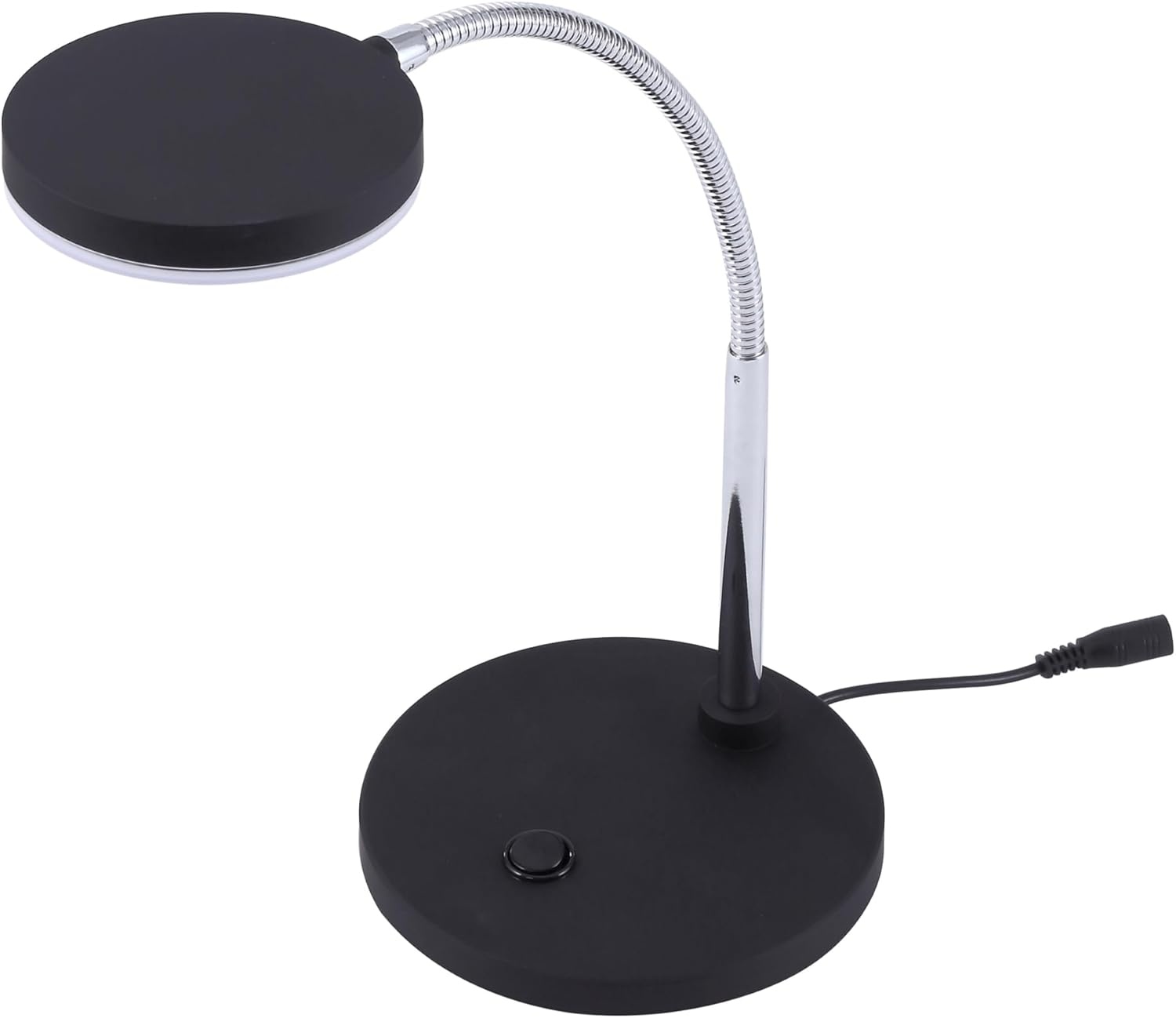 image:imageBostitch Office LED Metal Gooseneck Desk Lamp Flicker Free Adjustable Head VLED1800BK Black