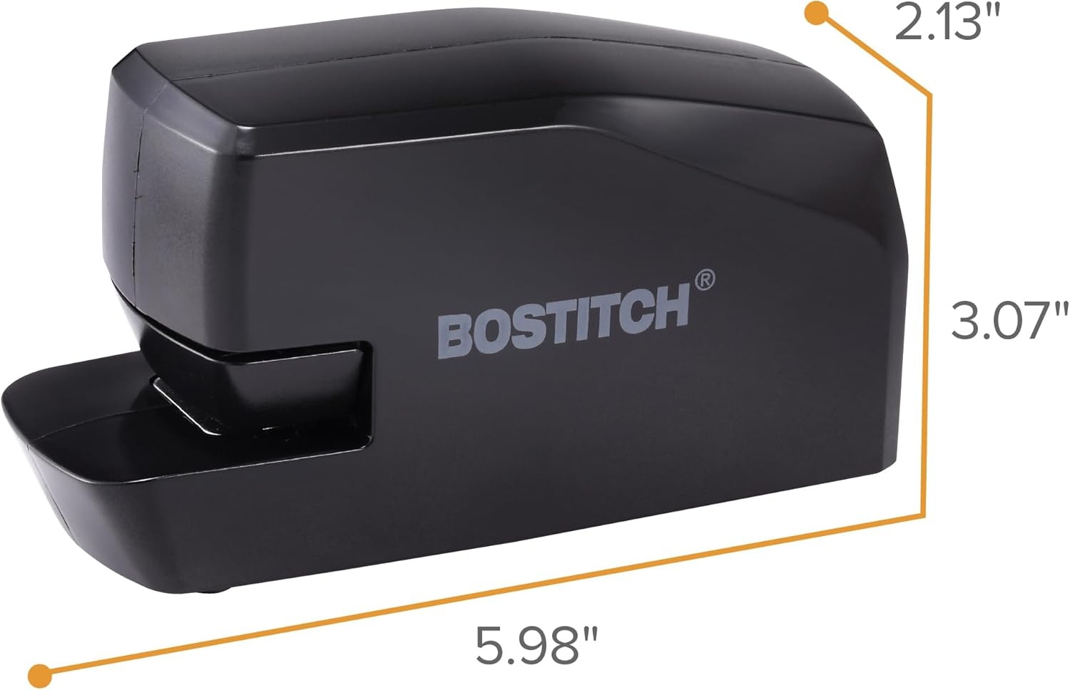 image:imageBostitch Office Portable Electric Stapler 20 Sheets AC or Battery Powered Includes 1250 Staples BlueBlack
