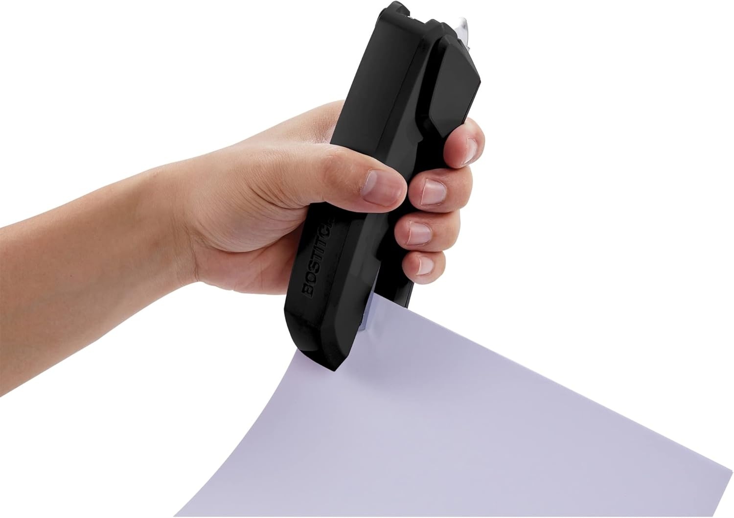 image:imageBostitch Office Ascend 3 in 1 Stapler Integrated Remover amp Staple Storage 420 Staples Included 20 Sheet Capacity Lightweight MagentaBlack