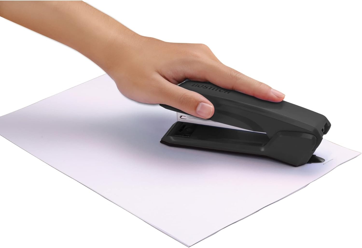 image:imageBostitch Office Ascend 3 in 1 Stapler Integrated Remover amp Staple Storage 420 Staples Included 20 Sheet Capacity Lightweight MagentaBlack