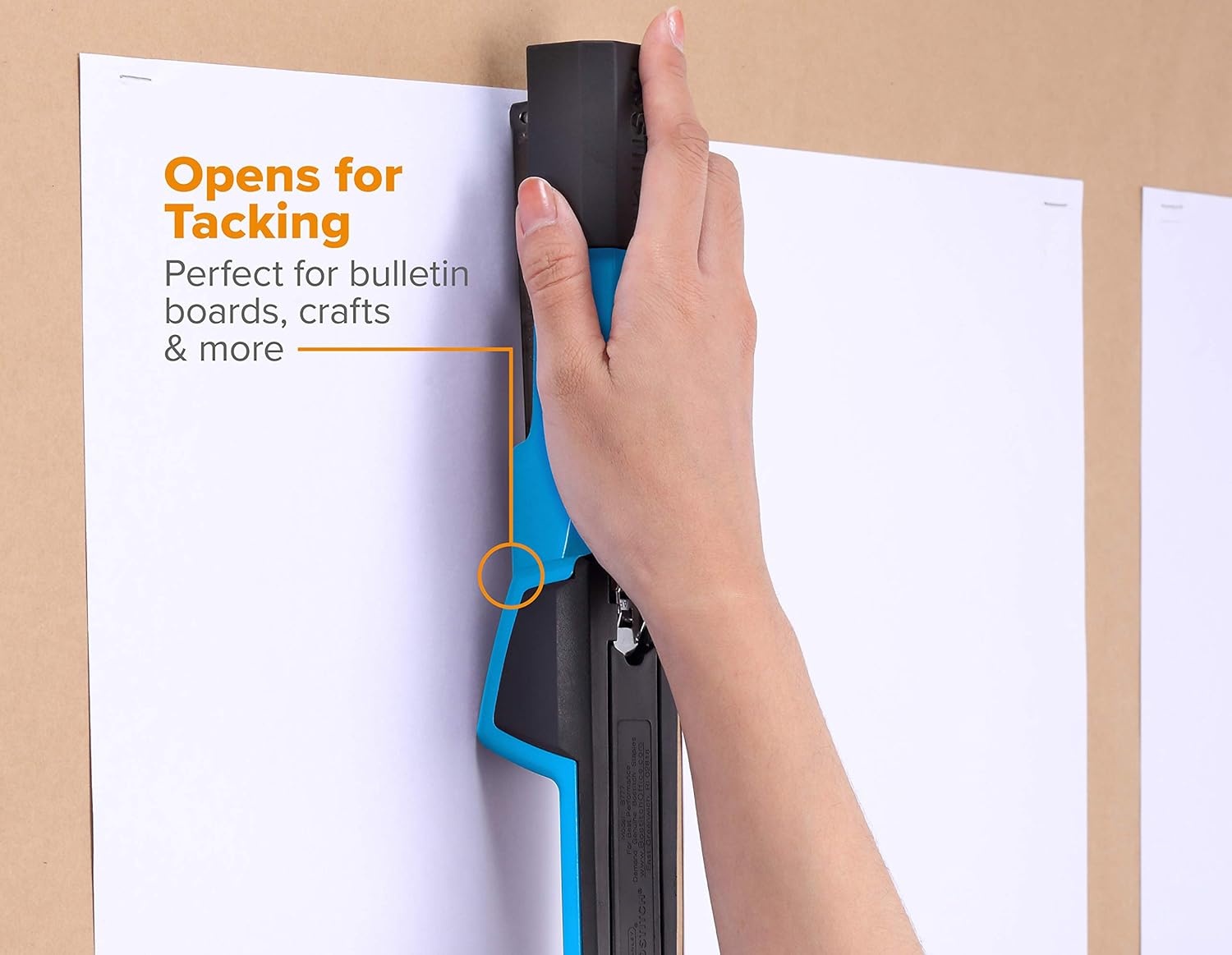 image:imageBostitch Office Epic Metal 3 in 1 Stapler 25 Sheet Capacity Includes 210 Staples in Staple Storage Compartment amp Integrated RemoverBlue