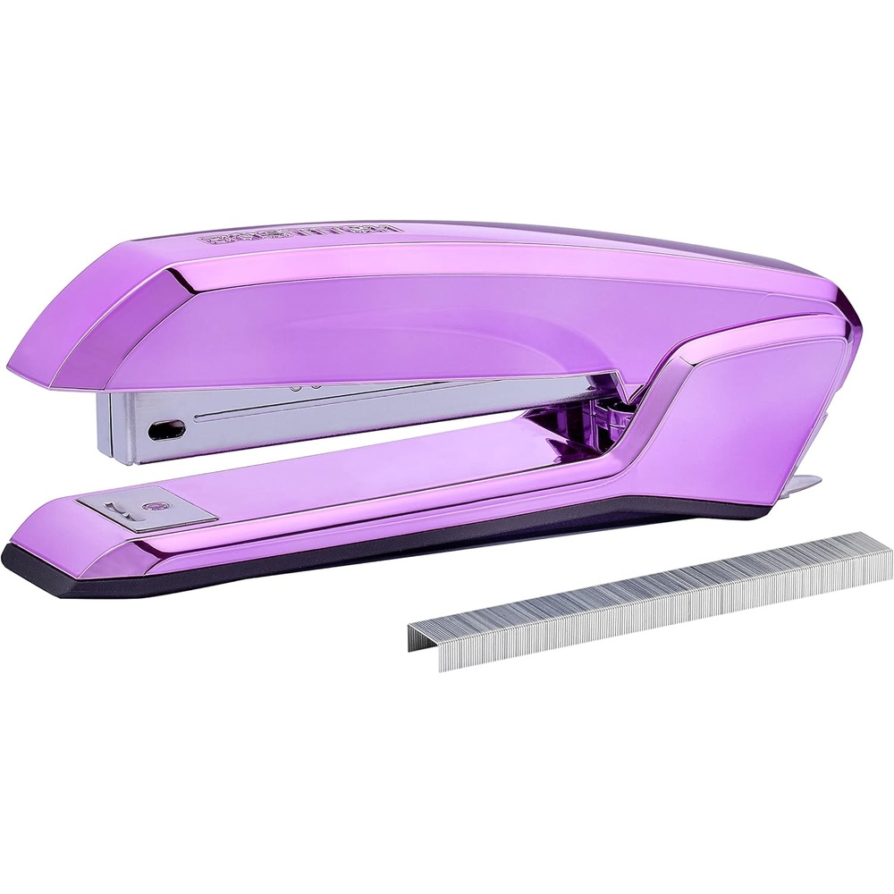 image:imageBostitch Office Ascend 3 in 1 Stapler Integrated Remover amp Staple Storage 420 Staples Included 20 Sheet Capacity Lightweight MagentaMetallic Purple