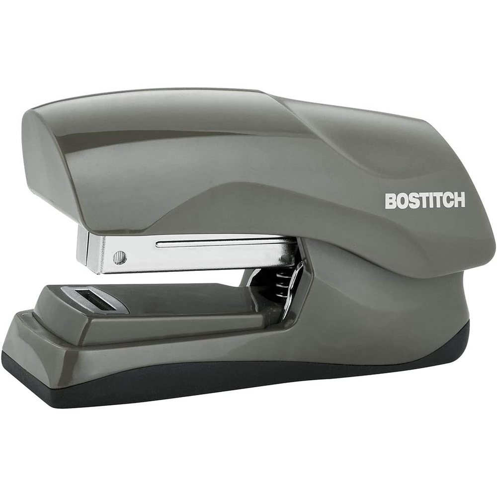 image:imageBostitch Office Heavy Duty Stapler 40 Sheet Capacity No Jam Half Strip Fits into the Palm of Your Hand For Classroom Office or Desk Black 3PackGray