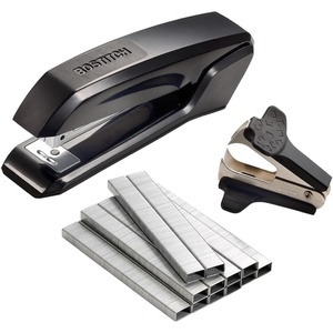 image:imageBostitch Office Ascend 3 in 1 Stapler Integrated Remover amp Staple Storage 420 Staples Included 20 Sheet Capacity Lightweight MagentaBlack Value Pack