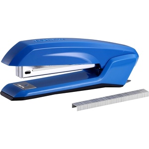 image:imageBostitch Office Ascend 3 in 1 Stapler Integrated Remover amp Staple Storage 420 Staples Included 20 Sheet Capacity Lightweight MagentaBlue