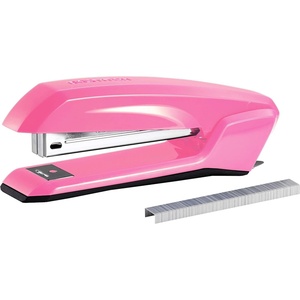 image:imageBostitch Office Ascend 3 in 1 Stapler Integrated Remover amp Staple Storage 420 Staples Included 20 Sheet Capacity Lightweight MagentaPink