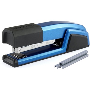image:imageBostitch Office Epic Metal 3 in 1 Stapler 25 Sheet Capacity Includes 210 Staples in Staple Storage Compartment amp Integrated RemoverBlue