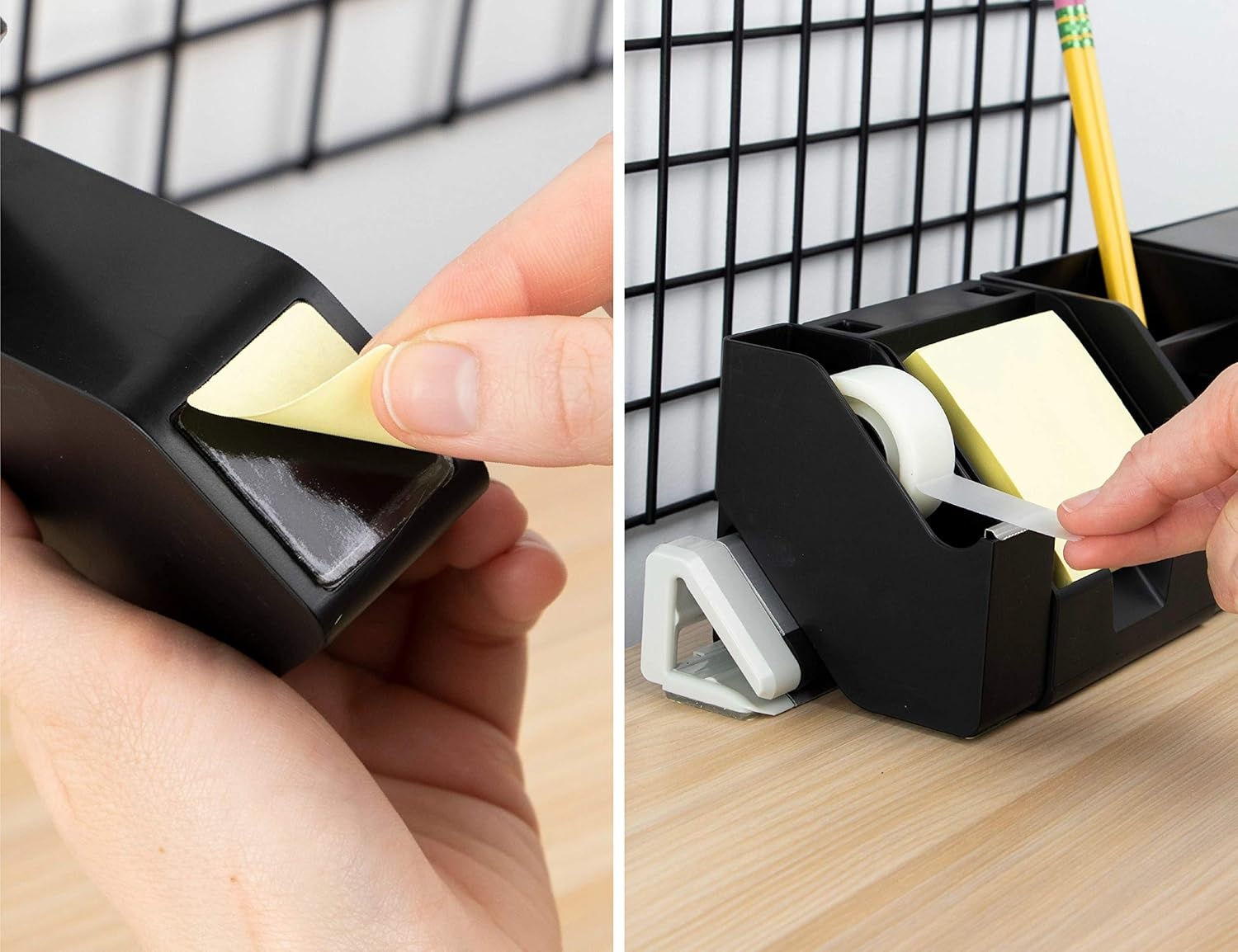 image:imageBostitch Office Konnect Tape Dispenser with Premium Singlesided Tape Sticks to Desk Gray KTTAPEGRAYBlack