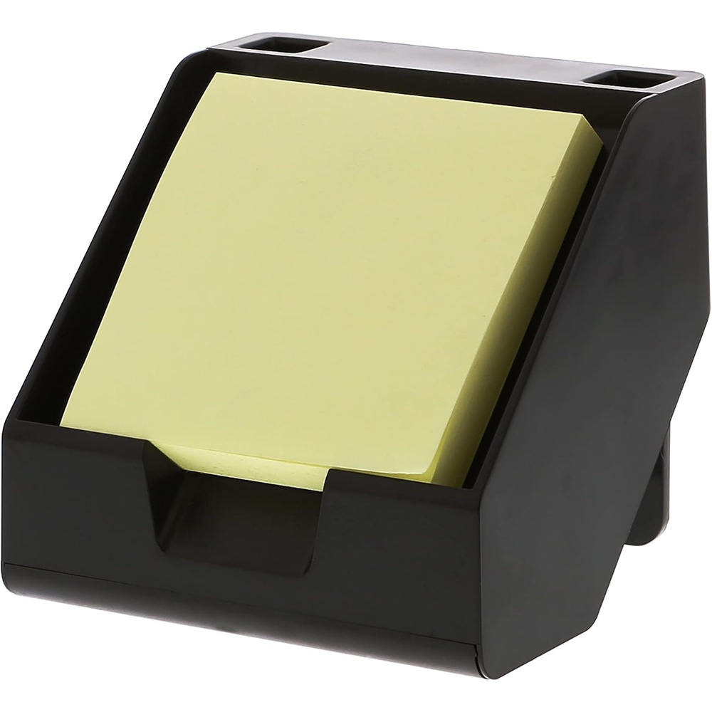 image:imageBostitch Office Sticky Note Holder Business Card Stand Includes Pen Holders GrayBlack