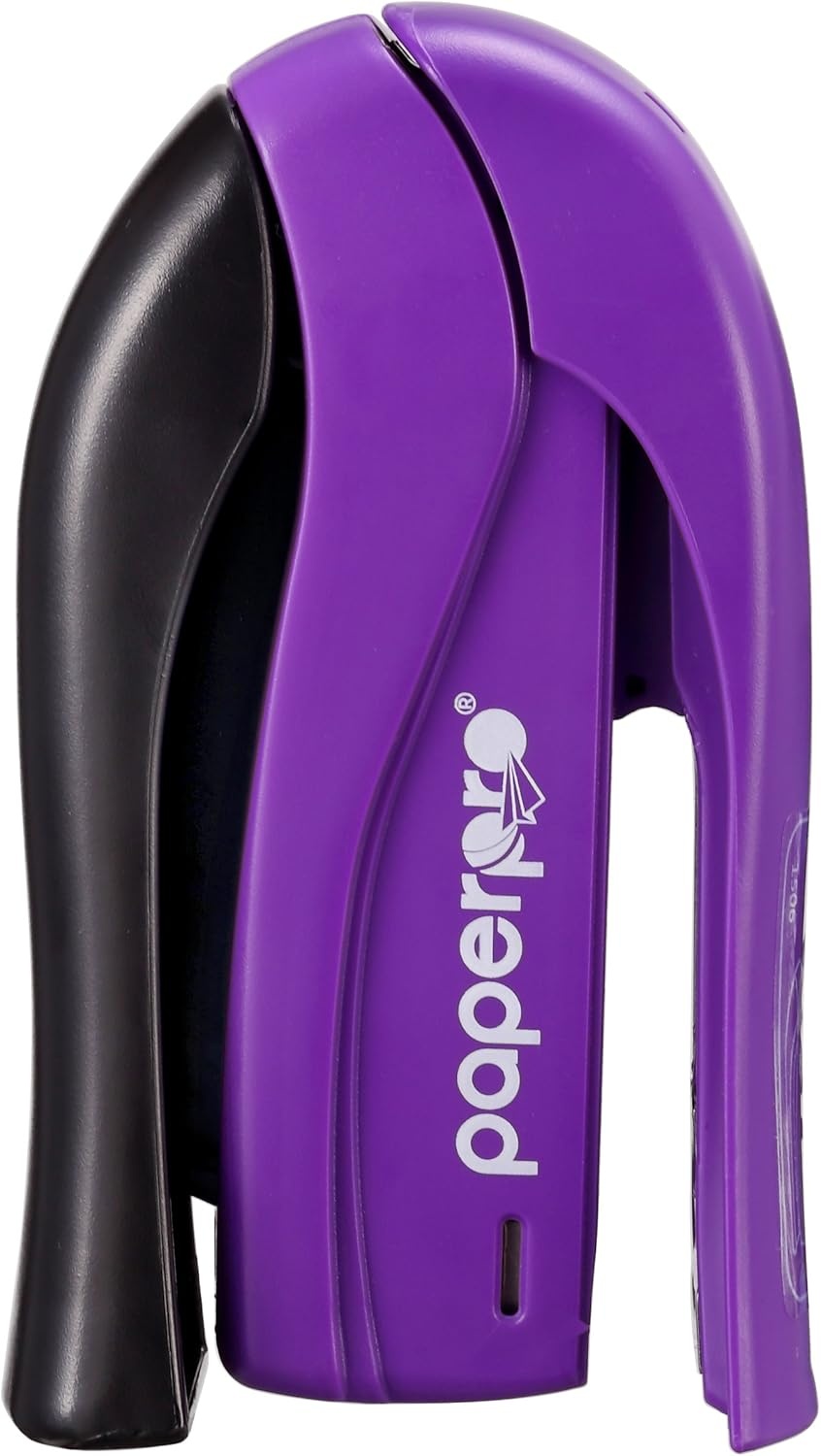 image:imageBostitch Office inSHAPE Compact Stapler 15 Sheet Capacity One Finger No Effort Spring Powered BlackGrayAssorted Stapler No Color Choice